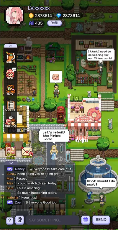 Miniwo live world mobile app preview