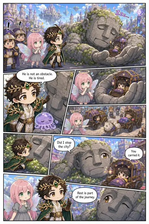 The Sleeping Giant Comic
