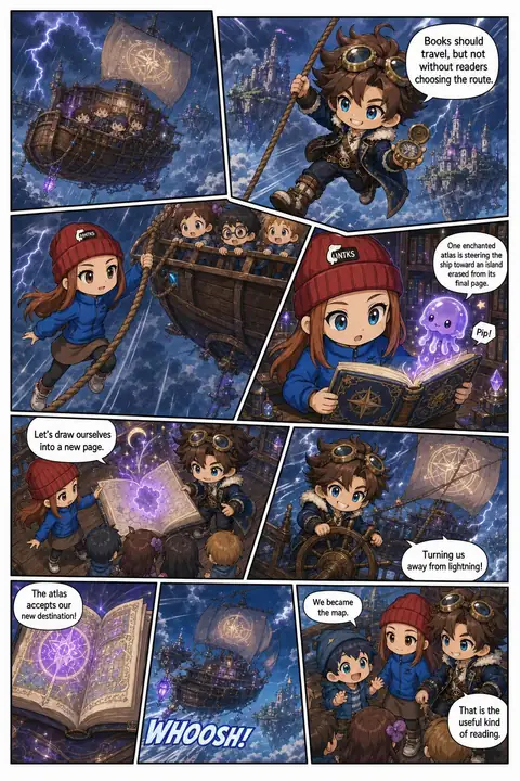 The Runaway Skyship Comic