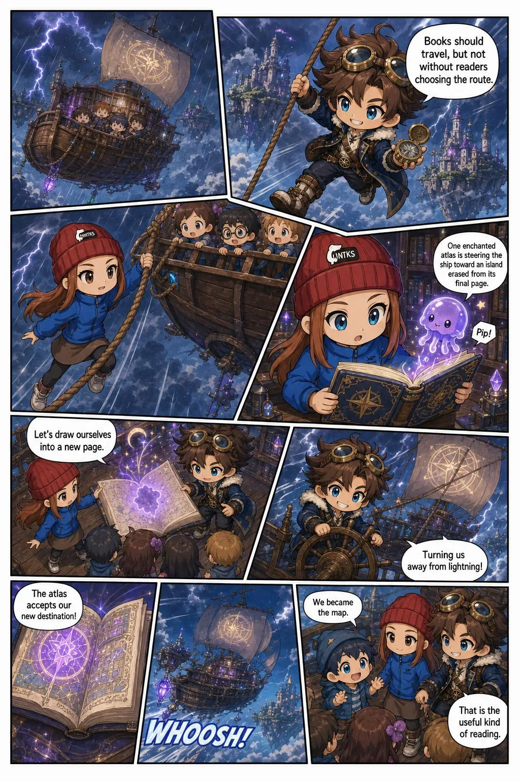 The Runaway Skyship Full Comic