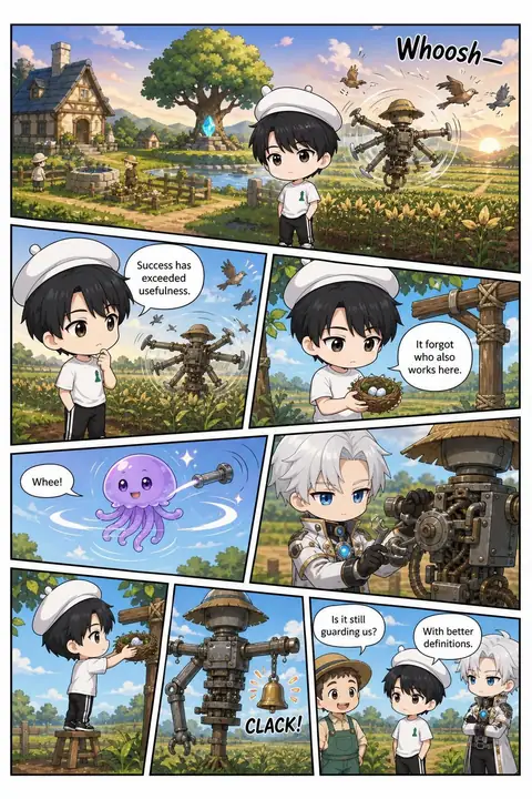 A Visitor In The Fields Comic