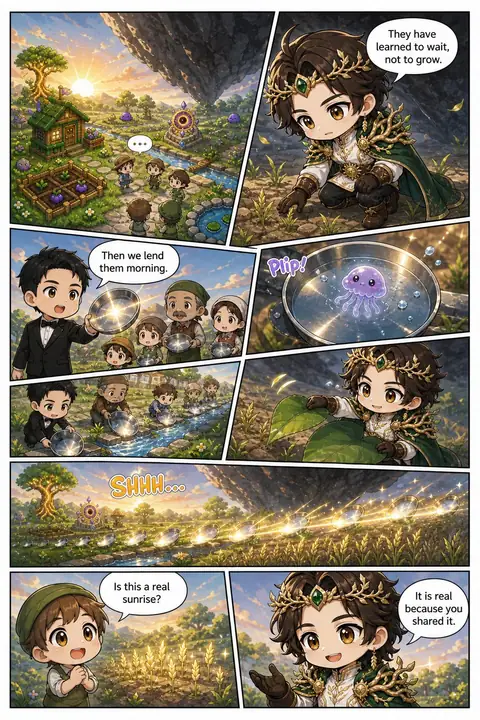 A Borrowed Sunrise Comic