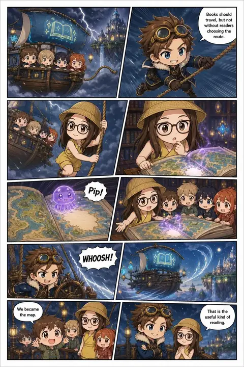 Maps Above The Clouds Comic
