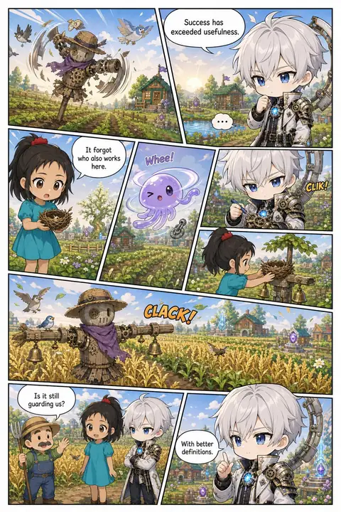 The Walking Scarecrow Comic