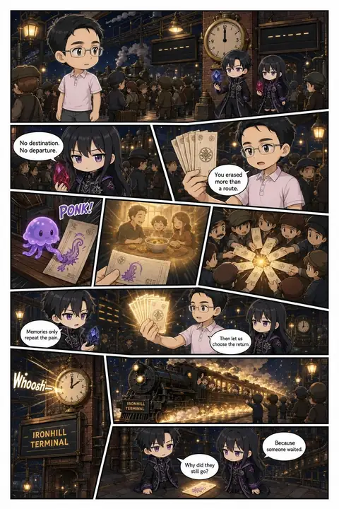 The Memory Train Comic