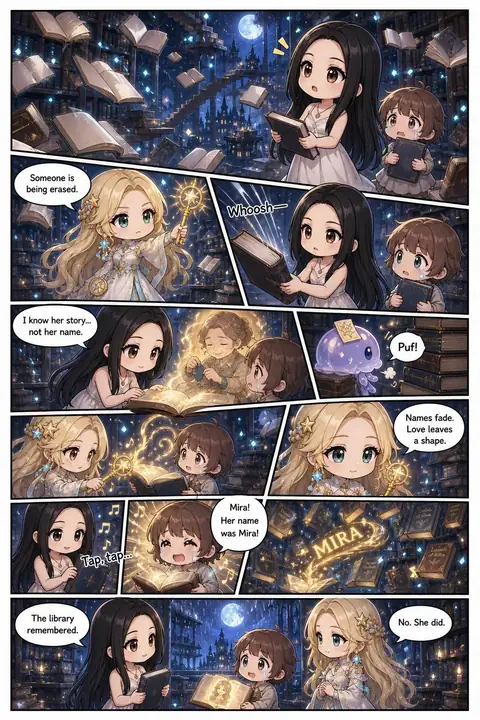 The Library Remembers Comic