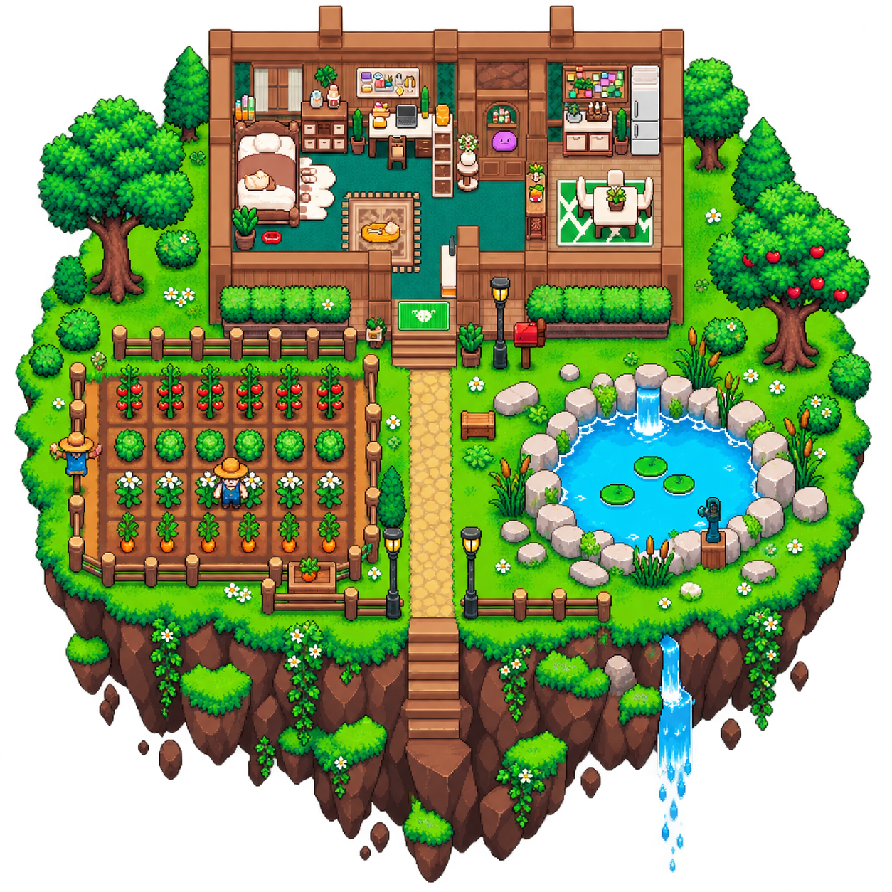 Miniwo Floating Farm World Concept